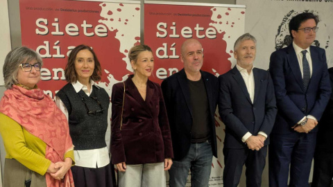 Presentación del documental 'Siete días en mayo', a 16 de enero de 2025.