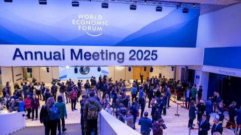 Imagen del World Economic Forum en Davos, Suiza.