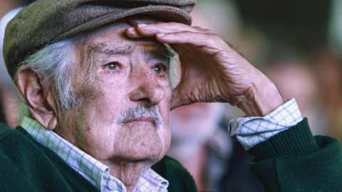 mujicajose Fotografía de archivo del expresidente uruguayo José 'Pepe' Mujica durante un homenaje, en Montevideo (Uruguay).