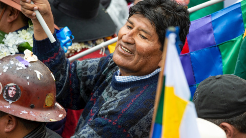El expresidente boliviano Evo Morales en una imagen de archivo. El expresidente boliviano Evo Morales en una imagen de archivo.