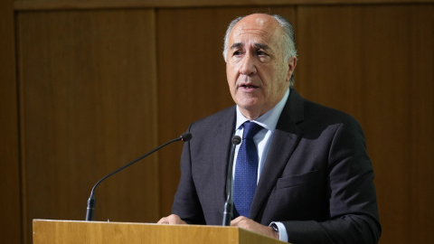 El alcalde de Algeciras, José Ignacio Landaluce interviene en la inauguración del Foro. A 29 de enero de 2025 en Algeciras, Cádiz (Andalucía, España). El alcalde de Algeciras, José Ignacio Landaluce interviene en la inauguración del Foro. A 29 de enero de 2025 en Algeciras, Cádiz (Andalucía, España).