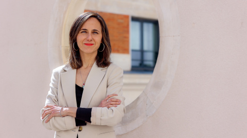 La secretaria general de Podemos, Ione Belarra, en el Congreso.