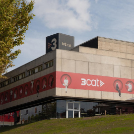 Fachada de la sede de 3cat, a 30 de octubre de 2023.