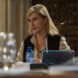 La consellera de Justicia e Interior de la Generalitat valenciana, Salomé Pradas, durante el pleno extraordinario del Consell de la Generalitat, a 12 de noviembre de 2024.