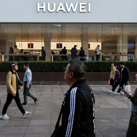 Una tienda de Huawei, a 28 de febrero de 2025.