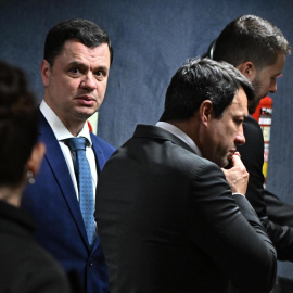 El exministro de Justicia de Brasil, Anderson Torres, participa en la sesión de interrogatorio ante el Tribunal Supremo este lunes, a 10 de junio de 2025, en Brasilia (Brasil).