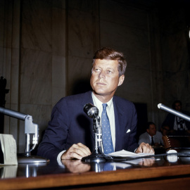 Foto de archivo del expresidente Estados Unidos, John Fitzgerald Kennedy.
