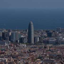 Imagen de archivo de una vista panorámica de Barcelona, con la Torre Glòries al fondo, a 5 de agosto de 2024, en Barcelona.