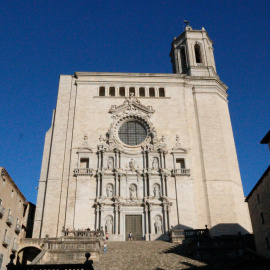 Una imatge de la façana de la Catedral de Girona