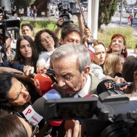 Imagen de archivo del exasesor sanitario de Ayuso, Antonio Burgueño, a su llegada a los Juzgados de Plaza Castilla, a 26 de mayo de 2025, en Madrid.